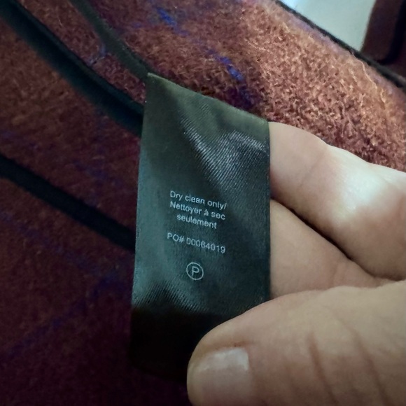 Nancy Windowpane Plaid Wool Blazer In Rust Color by rag & bone  (size 0) - Picture 11 of 13